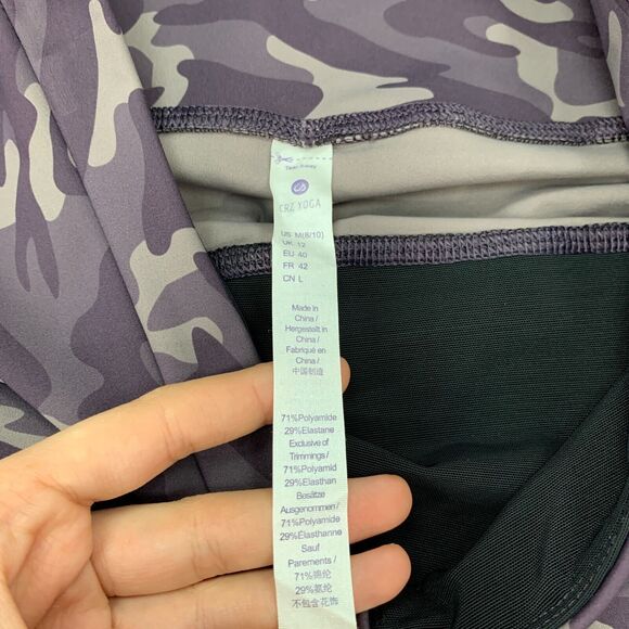 CRZ Yoga Legging Women M Medium Camo Lightweight Naked Feelings High Waist Pant - Picture 6 of 10